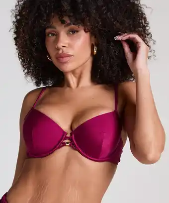 Hunkemoller Hunkemöller Voorgevormde bikinitop met beugel Marrakech Rood aanbieding