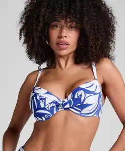 Hunkemoller Hunkemöller Bikinitop Mauritius Blauw aanbieding