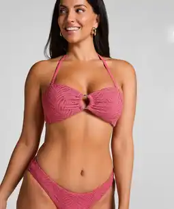 Hunkemoller Hunkemöller Bandeau bikinitop Lanai Roze aanbieding