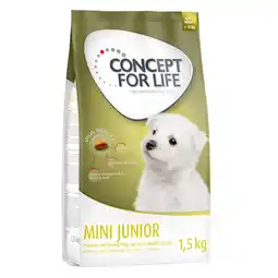 Zooplus 1,5kg Mini Junior Concept for Life Hondenvoer aanbieding