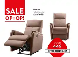 Profijt Meubel Manteo Relaxfauteuil aanbieding