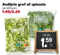 Coop Andijvie grof of spinazie aanbieding