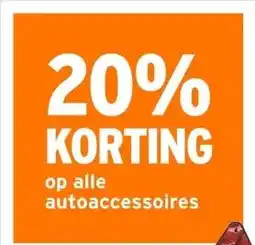 GAMMA 20% KORTING op alle autoaccessoires aanbieding