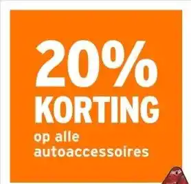 GAMMA 20% KORTING op alle autoaccessoires aanbieding