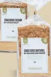 Ekoplaza KOOLHYDRAATARME CRACKERS aanbieding