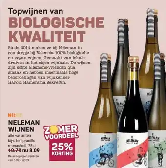 Ekoplaza NELEMAN WIJNEN aanbieding