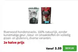 Intratuin Riverwood hondensnacks aanbieding