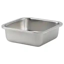 IKEA Ikea 365+ Voorraaddoos, vierkant/roestvrij staal, 600 ml aanbieding