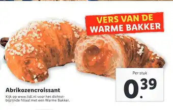 Lidl Abrikozencroissant aanbieding