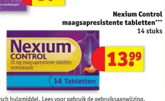 Kruidvat Nexium Control maagsapresistente tabletten aanbieding