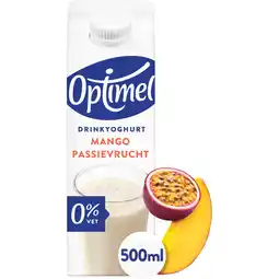 Jumbo Optimel Drinkyoghurt Mango Passievrucht 0% Vet 500ml aanbieding