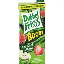 Jumbo DubbelFrisss Boost Aardbei-Peer 1,5L aanbieding
