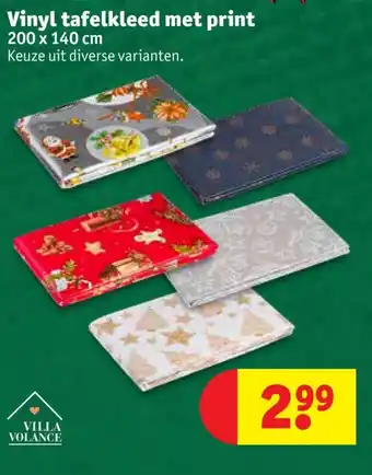 Kruidvat Vinyl tafelkleed met print aanbieding