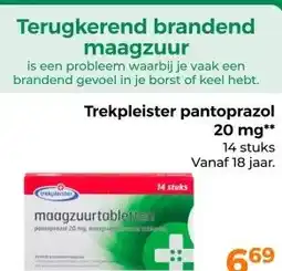 Trekpleister Trekpleister pantoprazol 20 mg** 14 stuks aanbieding