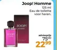 Trekpleister Joop! Homme 125 ml aanbieding