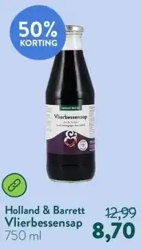 Holland & Barrett Vlierbessensap aanbieding