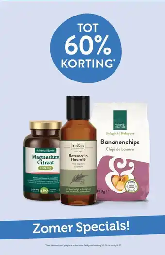 Holland & Barrett TOT60% KORTING* aanbieding