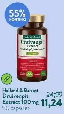 Holland & Barrett Druivenpit Extract 100mg aanbieding