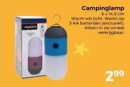 Trekpleister Campinglamp 6 x 14.5 cm aanbieding