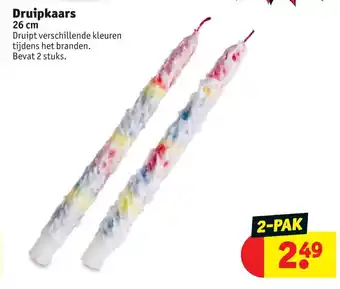 Kruidvat Druipkaars aanbieding