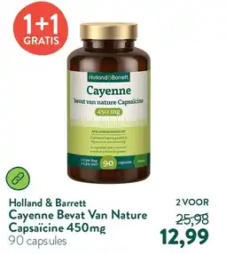 Holland & Barrett Holland&Barrett Cayenne bevat van nature Capsaïcine aanbieding