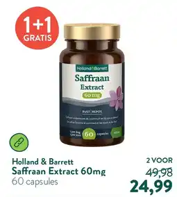 Holland & Barrett Holland&Barrett Saffraan Extract aanbieding