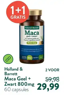 Holland & Barrett Holland & Barrett Maca geel + zwart aanbieding