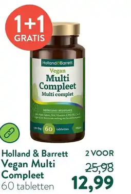 Holland & Barrett Holland & Barrett Vegan Multi Compleet aanbieding