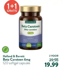 Holland & Barrett Holland&Barrett Beta Caroteen aanbieding