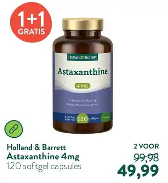 Holland & Barrett Holland&Barrett Astaxanthine aanbieding
