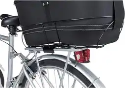 Amazon TRIXIE 13110 Fietsmand Long voor brede bagagedragers, 60 x 29 x 42 cm aanbieding