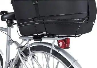 Amazon TRIXIE 13110 Fietsmand Long voor brede bagagedragers, 60 x 29 x 42 cm aanbieding