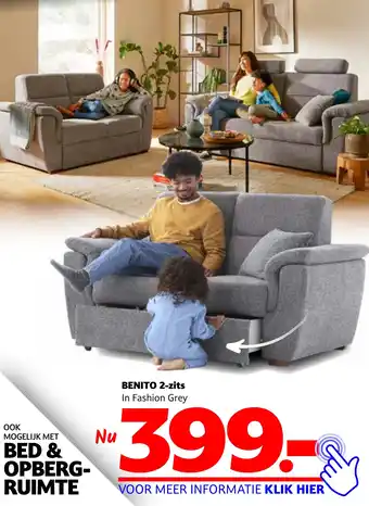 Seats and Sofas BENITO 2-zits aanbieding