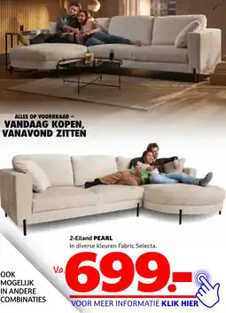 Seats and Sofas 2-Eiland PEARL aanbieding