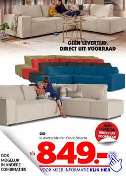 Seats and Sofas GIO aanbieding