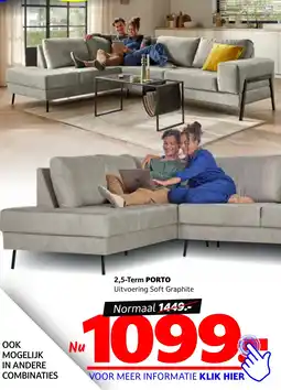 Seats and Sofas 2,5-Term PORTO aanbieding