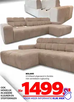 Seats and Sofas BOLANO aanbieding