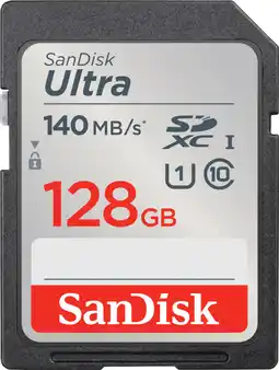 Bol.com SD Geheugenkaart Western Digital SDSDUNB-128G-GN6IN aanbieding