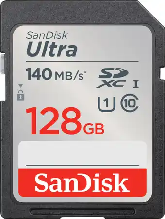Bol.com SD Geheugenkaart Western Digital SDSDUNB-128G-GN6IN aanbieding