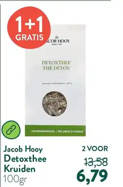 Holland & Barrett Jacob HooyDetoxthee Kruiden aanbieding