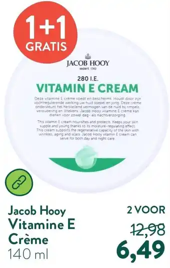 Holland & Barrett Jacob Hooy Vitamine E Crème aanbieding