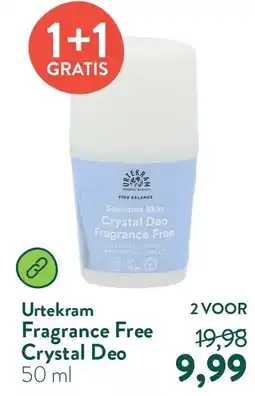 Holland & Barrett Urtekram Fragrance Free Crystal Deo aanbieding
