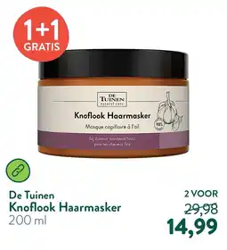 Holland & Barrett De Tuinen Knoflook Haarmasker aanbieding