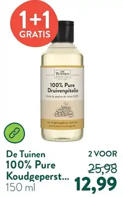 Holland & Barrett De Tuinen 100% Pure Koudgeperst aanbieding