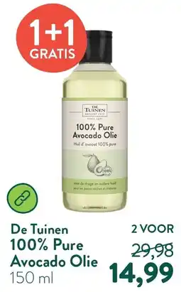 Holland & Barrett De Tuinen 100% Pure Avocado Olie aanbieding