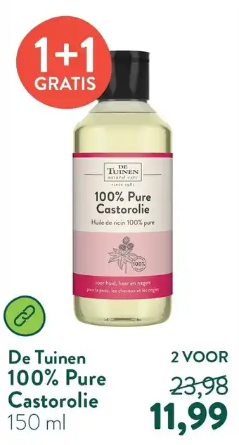 Holland & Barrett De Tuinen 100% Pure Argan aanbieding