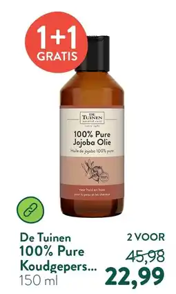 Holland & Barrett De Tuinen 100% Pure Koudgepers aanbieding