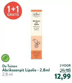 Holland & Barrett De Tuinen Abrikozenpit Lipolie aanbieding