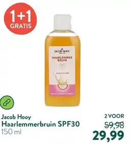 Holland & Barrett Jacob Hooy Haarlemmerbruin SPF30 aanbieding