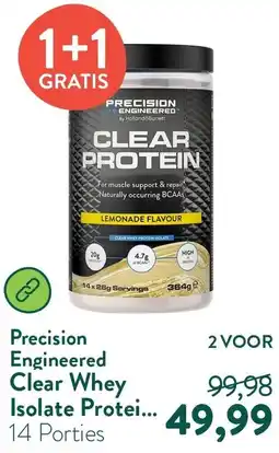 Holland & Barrett Precision Engineered Clear Whey Isolate Protein aanbieding